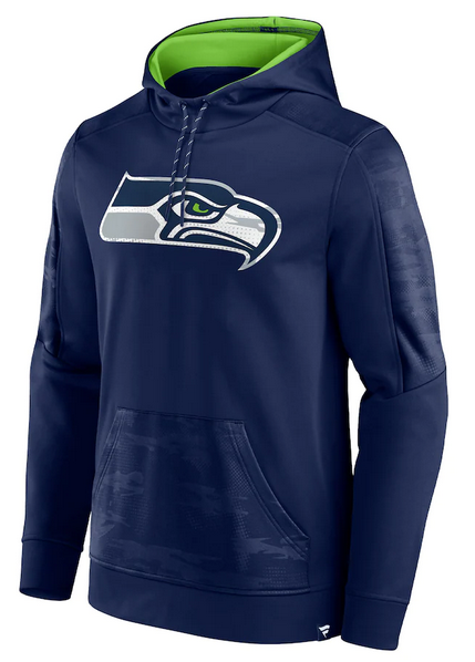 Seattle Seahawks Mens Medium Nike Dri-Fit Hoodie Gray Long