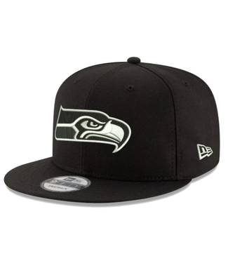 New Era New Era Mens Seahawks 950 Black White Snapback Hat
