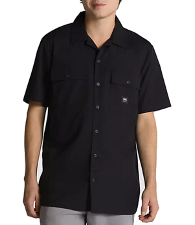 Samuel Imperio Pasteles Vans Mens Smith Short Sleeve Shirt Black - Athlete's Choice