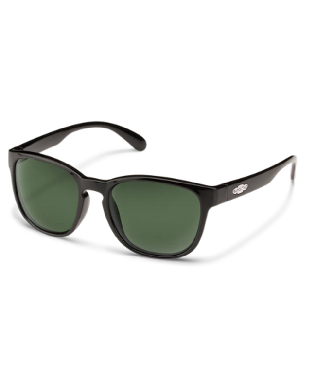 Suncloud Loveseat Polarized Polycarbonate Sunglasses - Black
