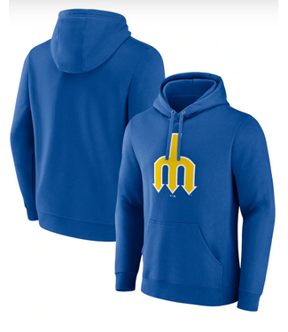 Fanatics Fanatics Mens Mariners Cooperstown Official Hoodie Royal