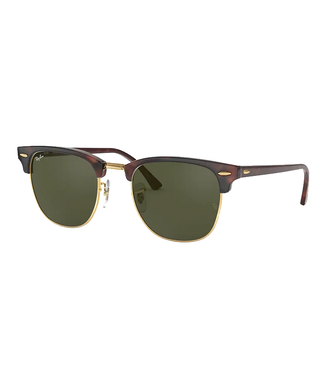 Ray Ban Ray Ban Clubmaster Mock Tortoise On Arista G15 Green 0RB3016