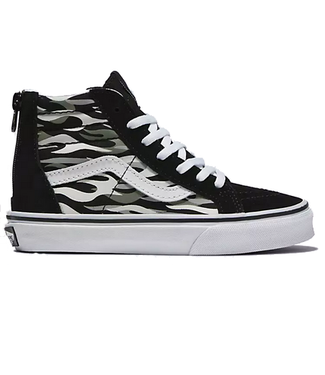 Vans Vans Youth Sk8-Hi Zip Flame Blk/Grey VN0A4BUXN421