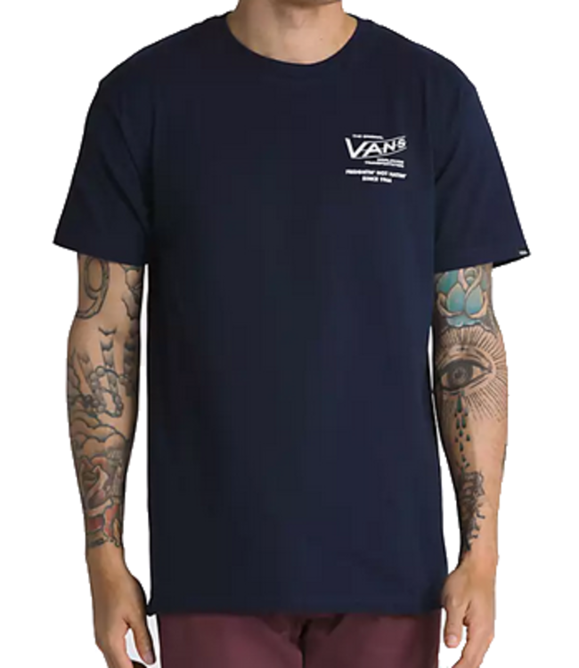 Vans Vans Mens Truckin Comp SS Tshirt Navy VN0008FFNVY1