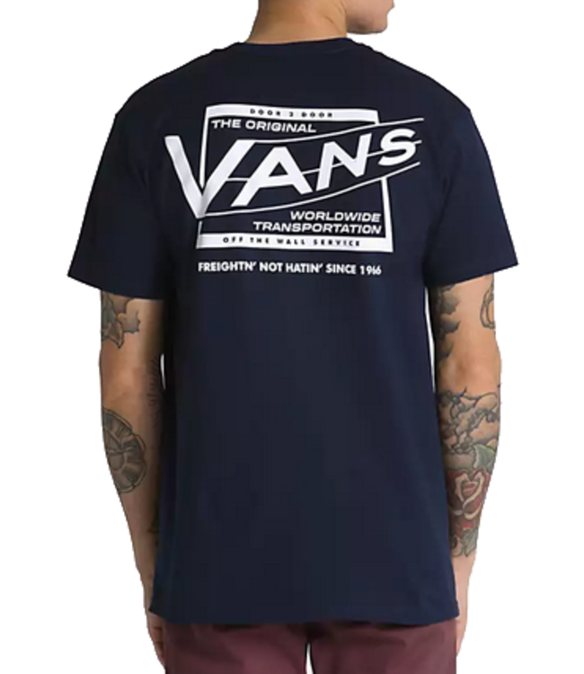 Vans Vans Mens Truckin Comp SS Tshirt Navy VN0008FFNVY1