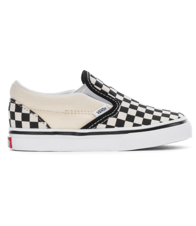 Vans Vans Toddler Classic Slip On Blk White Checkerboard
