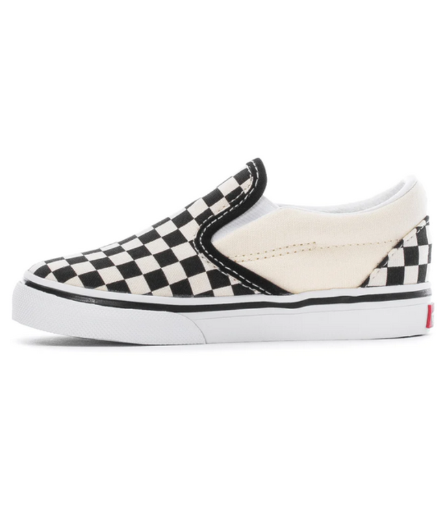 Vans Vans Toddler Classic Slip On Blk White Checkerboard