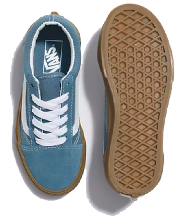 Vans Vans Youth Old Skool Gum Blue/White VN0A7Q5FEBS1