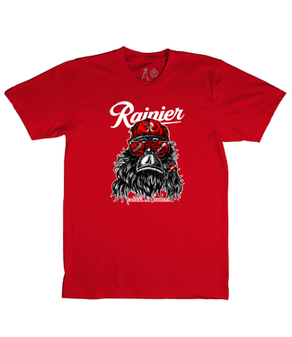 Casual Industrees Casual Industrees Mens Rainier Locals Only TShirt Red
