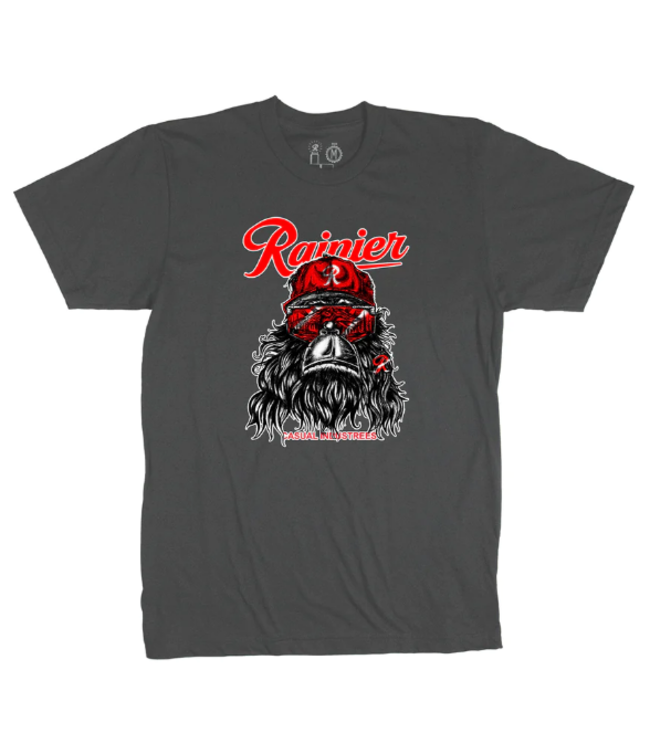 Casual Industrees Casual Industrees Mens Rainier Locals Only TShirt Asphalt