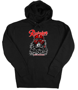 Casual Industrees Casual Industrees Mens Rainier Locals Only Hoodie Blk