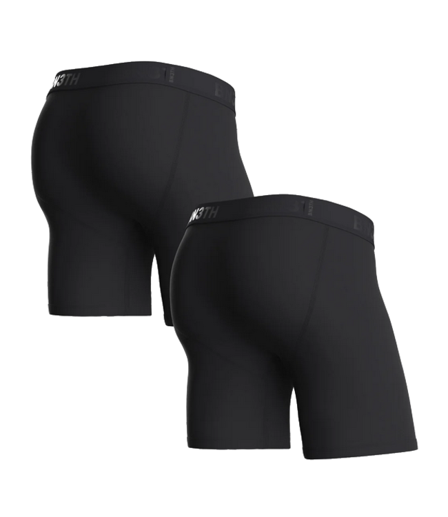 MyPakage BN3TH Classic Boxer Brief 2 Pack Black