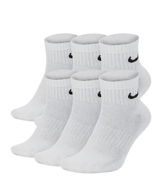 nike Nike Everyday Cushioned Ankle Socks 6pack SX7669 100