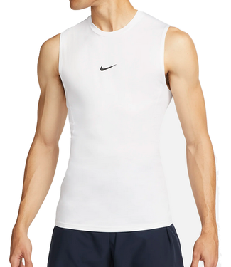 nike Nike Pro Mens Tight Sleeveless Fitness Top Wht FB7914 100