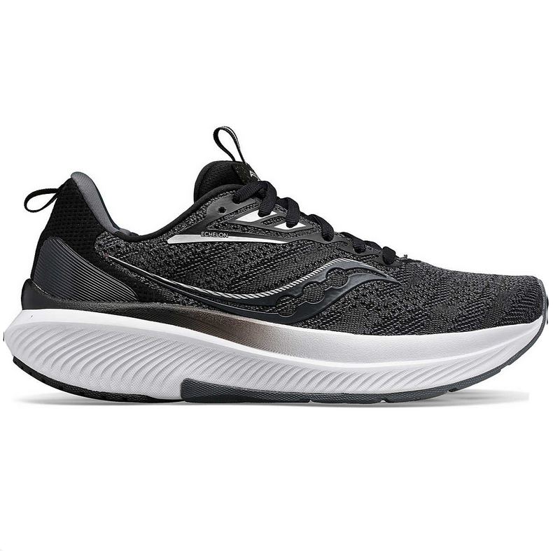 Saucony Wmns Echelon 9 Blk/Wht S10766 10 Wide D - Athlete's Choice
