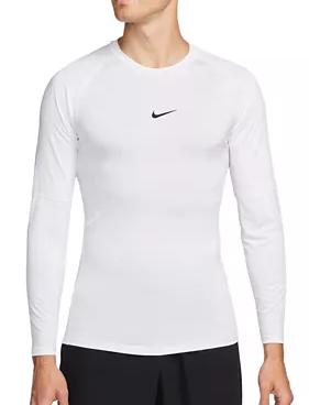 Nike Mens Pro Comp Long Sleeve Top FB7919 100 Athlete s Choice