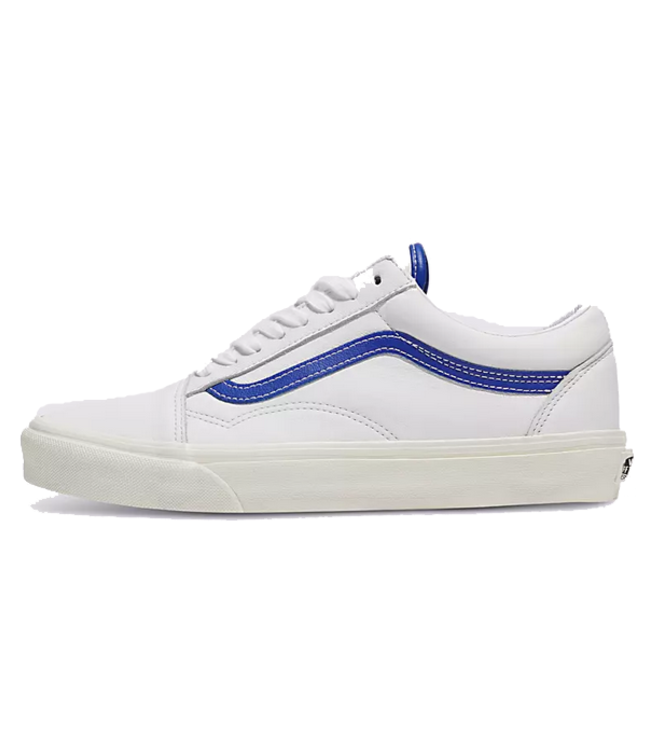 Vans Vans Wmns Old Skool Leather Blue/Wht VN0007NTZ5D