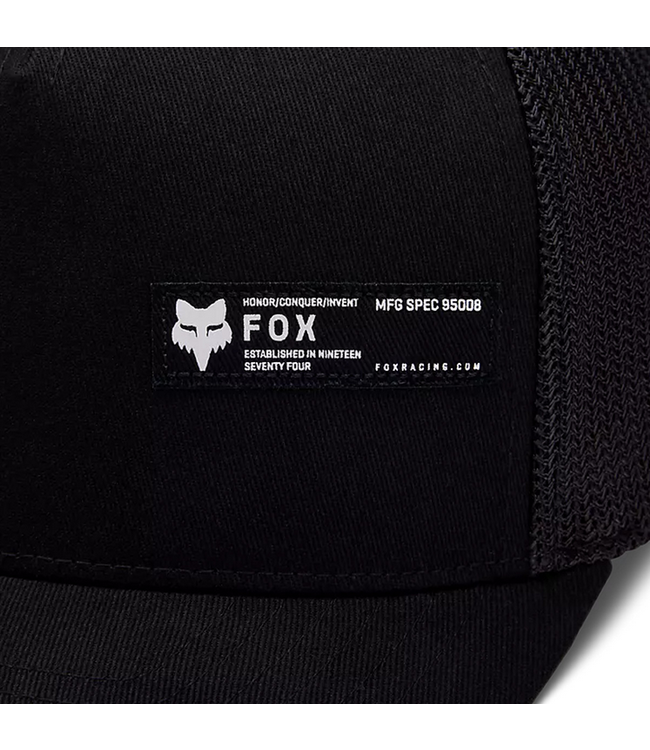 Fox Fox Barge Flexfit Hat Blk  32243 001
