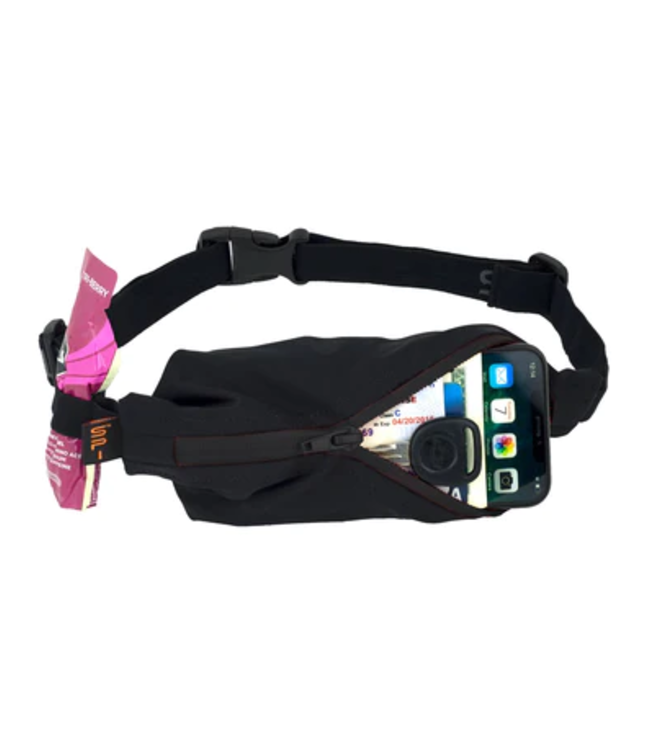 SPIbelt SPIbelt Performance Black With Black Zipper