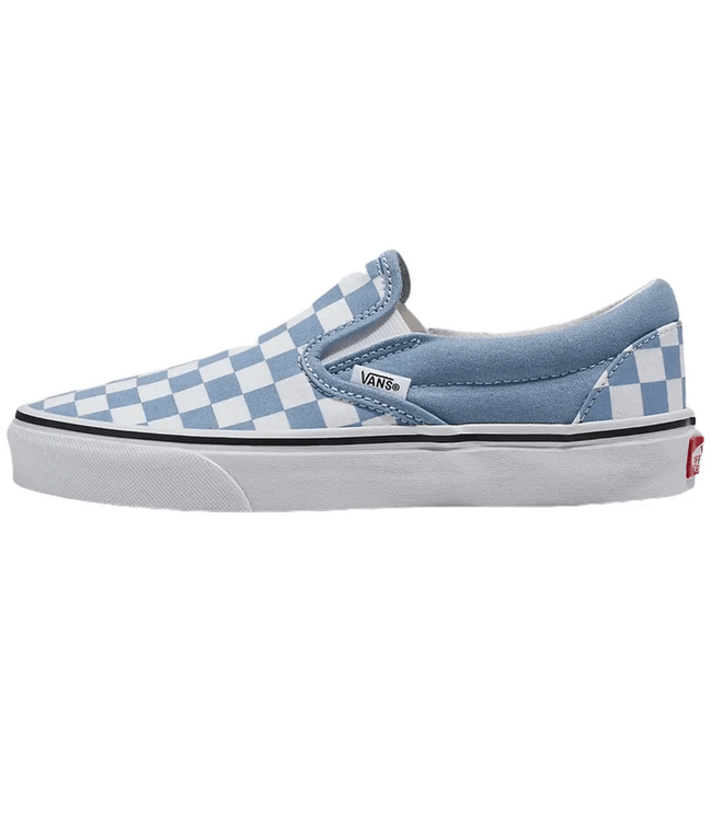 Vans Vans Wmns Classic Slip On Color Theory Checkerboard Blue