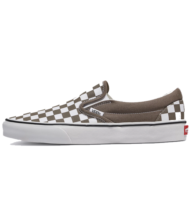 Vans Vans Mens Classic Slip On Theory Cherckerboard Bungee