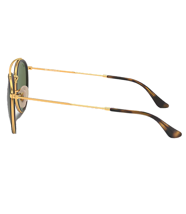 Ray Ban Ray Ban Round Double Bridge  Arista W/ G15 Green ORB3647N