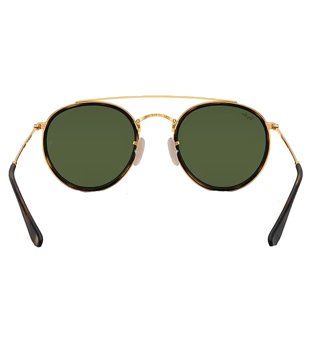 Ray Ban Ray Ban Round Double Bridge  Arista W/ G15 Green ORB3647N