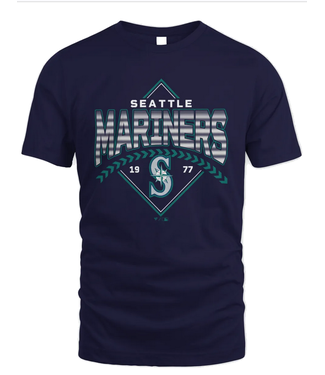 Fanatics Fanatics Mens Mariners Ahead In The Count TShirt Navy