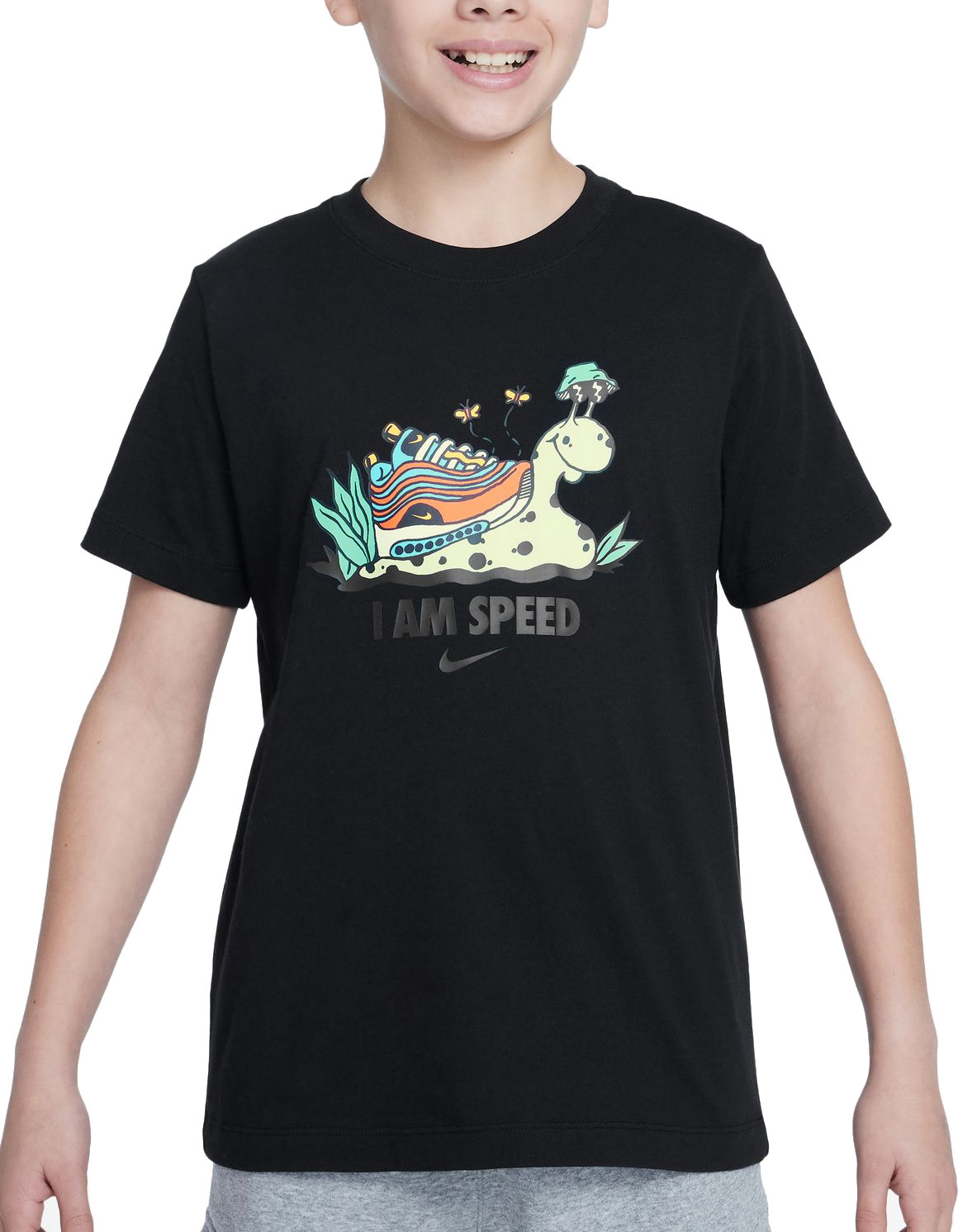 Nike Youth I Am Speed Tshirt Snail FZ5157 010 Athlete s Choice