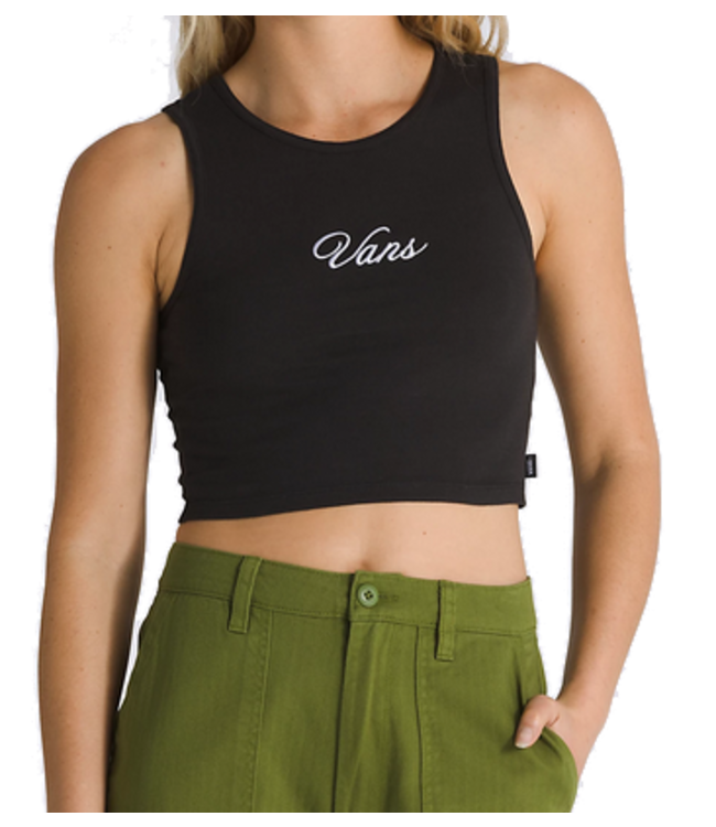 Vans Vans Wmns Staple Fitted Crop Tank Blk VN000HGEBLK