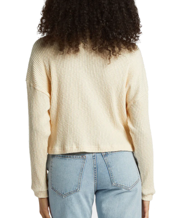 Billabong Billabong Wmns Good Catch  Henley Top White Cap