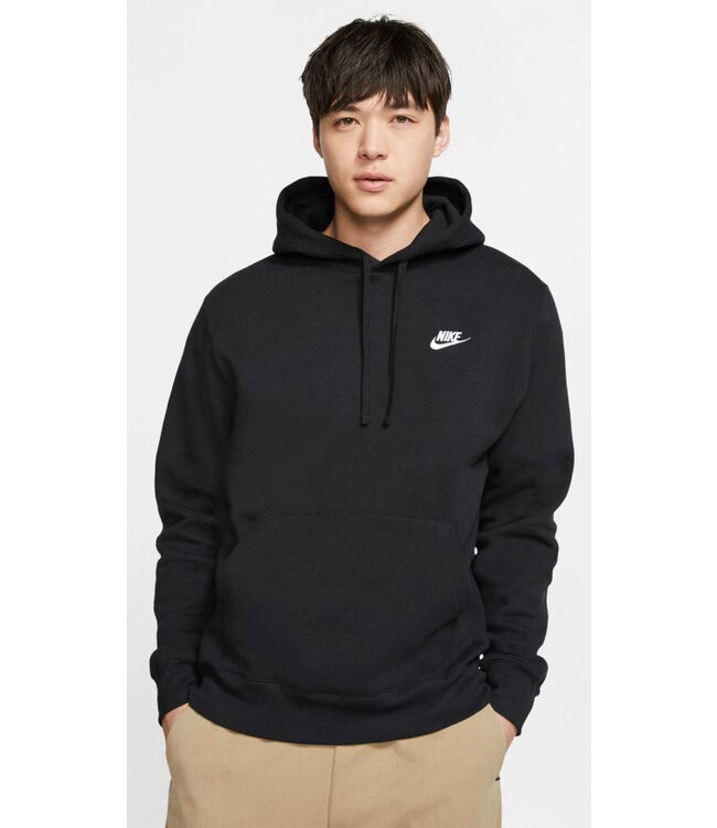 nike Nike Mens NSW Club Fleece Hoodie BLK BV2654 010