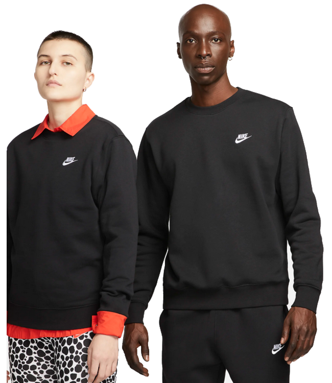 nike Nike Mens NSW Club Crew Blk BV2662 010