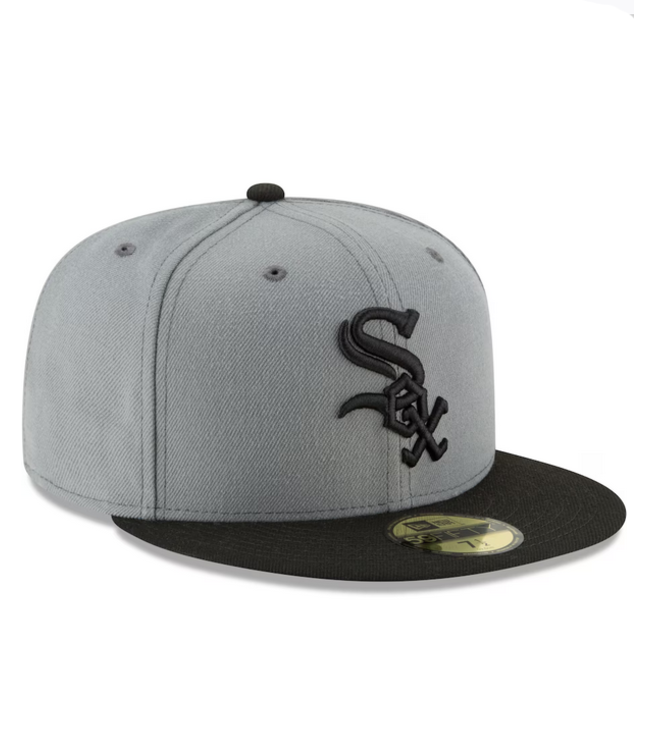 New Era New Era Chicago White Sox Gray Black 5950 Hat