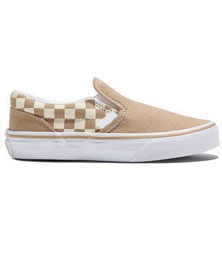 Vans Vans Youth Slip On Nuetral Checker BRO VN000CYHBF2