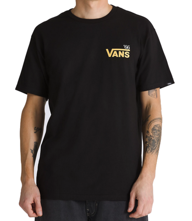 国内配送 VANS MENS LOGO SS TEE BLACK Vans Mens Posted SS Tshirt Blk VN000HFTBLK - Athlete's Choice