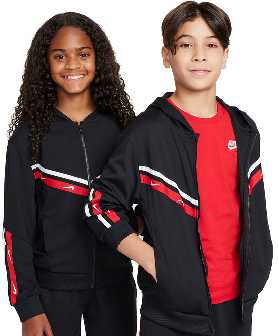 Nike Youth Nike Sportswear Club+ Poly Full Zip Hoodie FZ4906 010