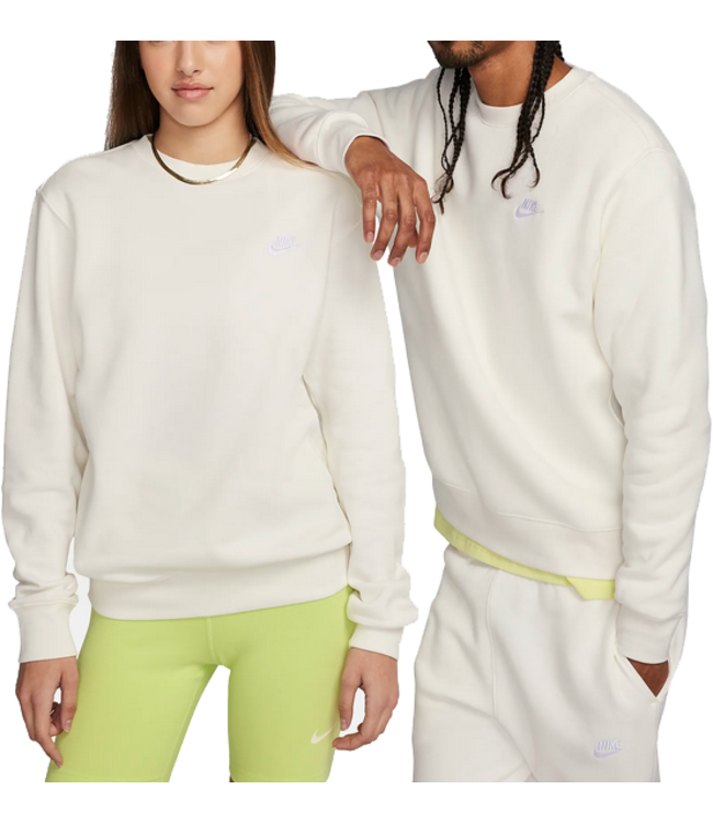 nike Nike Mens NSW Club Crew Sail White BV2662 133