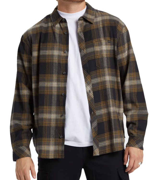Billabong Billabong Mens Coastline Flannel ABYWT00286 MIL