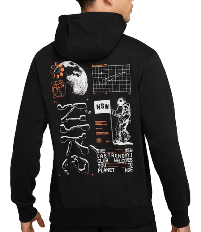 nike Nike Mens Club Po Moon Hoodie HQ8594 010