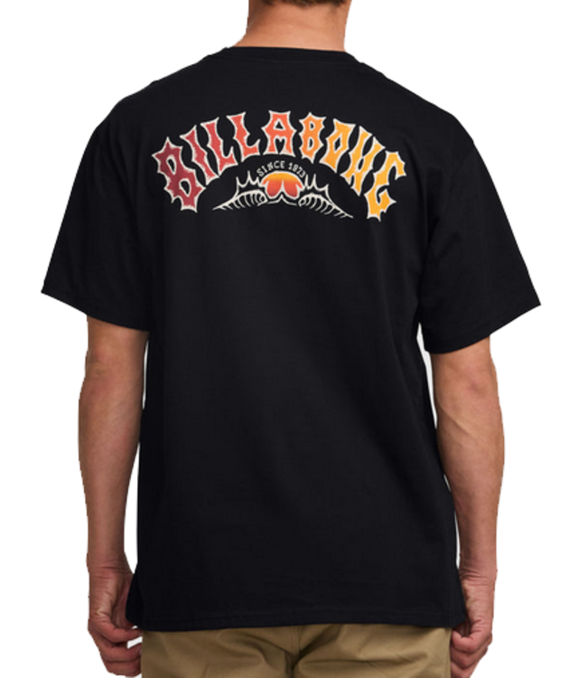 Billabong Billabong Mens Throwback TShirt 24A351522 BLK
