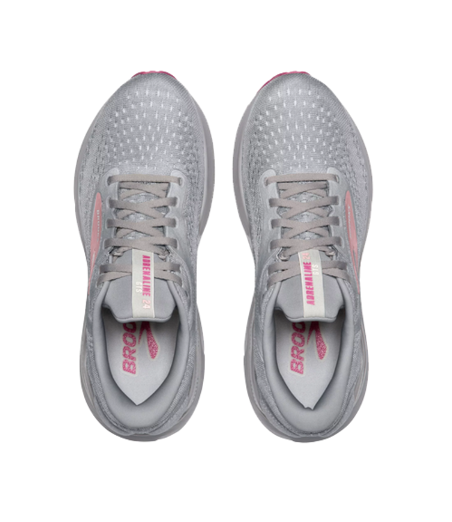 Brooks Brooks Wmns Adrenaline 24 Alloy/Wht/Zephyr Med (B)