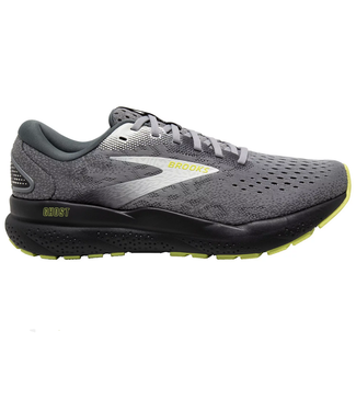 Brooks Brooks Mens Ghost 16 Primer/Grey/Lime Medium (D)