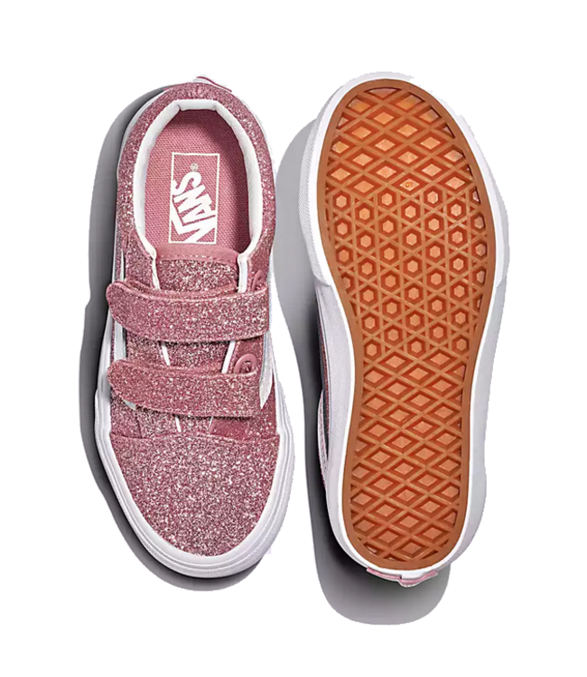 Vans Vans Youth Old Skool V Glitter Rose Gold VN000CYDFSL