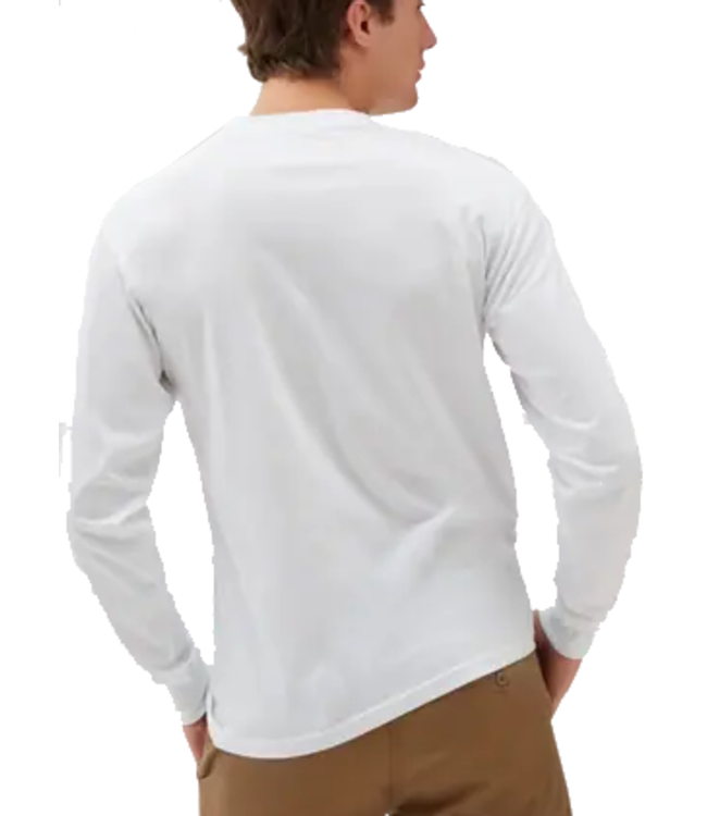 Vans Vans Mens Classic Long Sleeve TShirt Wht/Blk