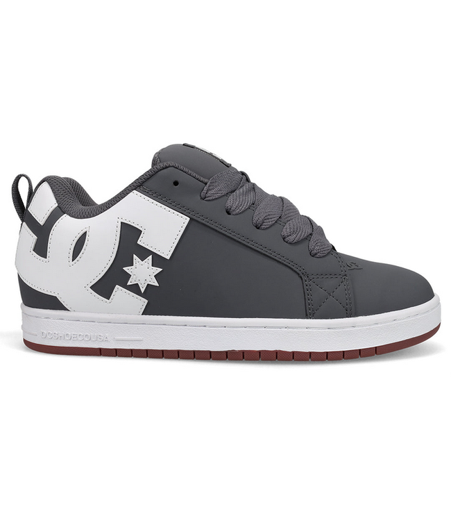 DC DC Mens Court Graffik Gray/White DC01661065