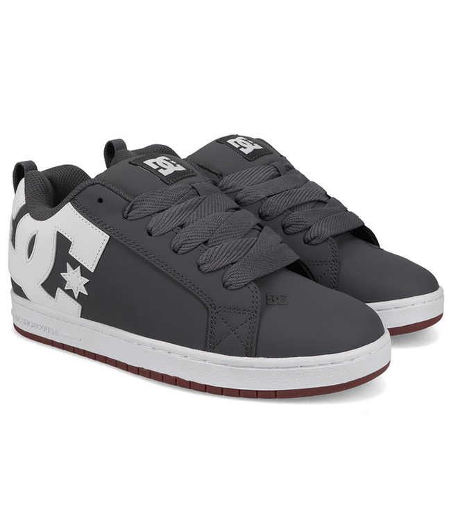 DC DC Mens Court Graffik Gray/White DC01661065