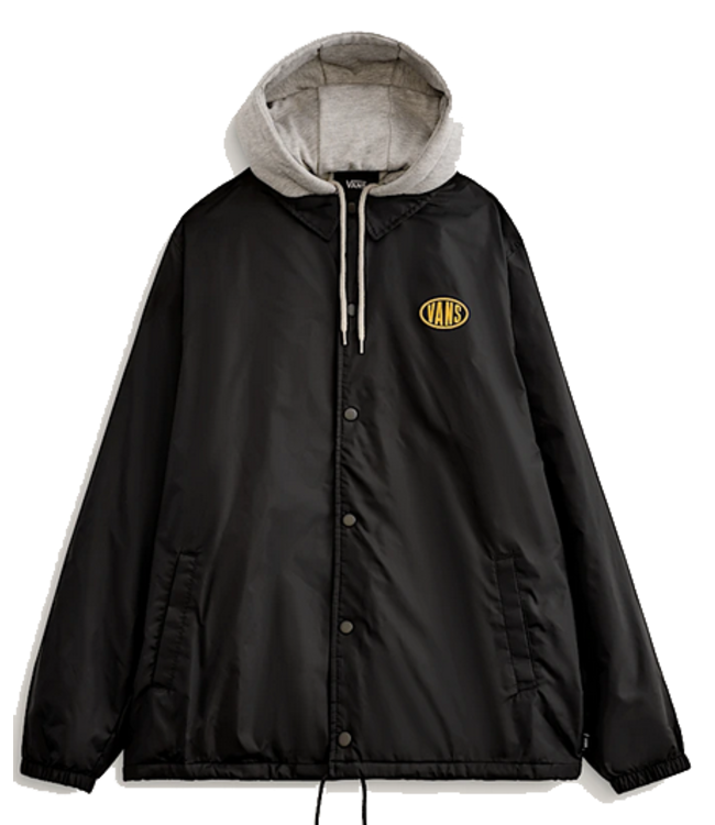 Vans Vans Mens Riley II Coach Jacket Black VN000HMH BLK1