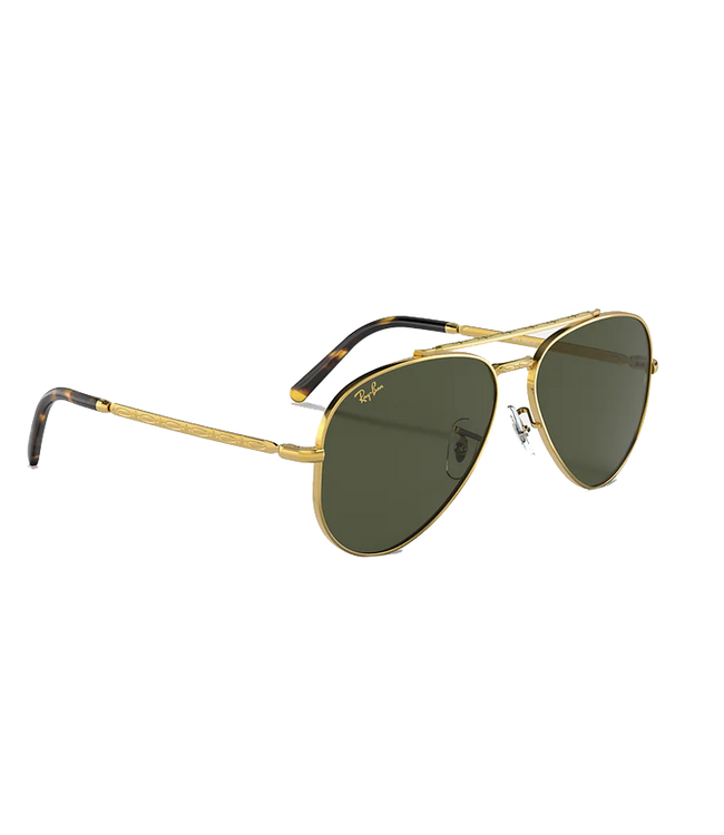 Ray Ban Ray Ban New Aviator Legend Gold Green ORB3625 919631