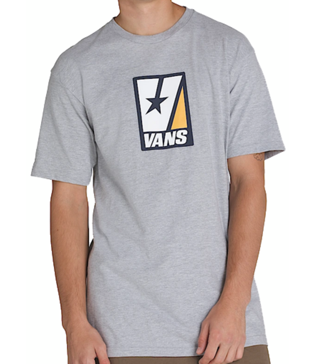 Vans Vans Mens Vee Star TShirt Athletic Heather VN000M5YATH